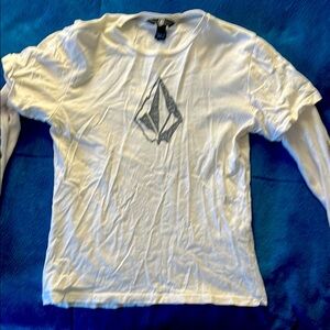 White Kids' Long Sleeve Shirt